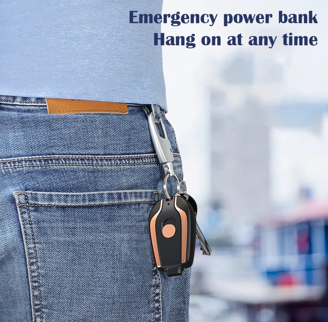 1500mAh Portable Emergency Power Bank Keychain for I - PHONE - Shop Portal