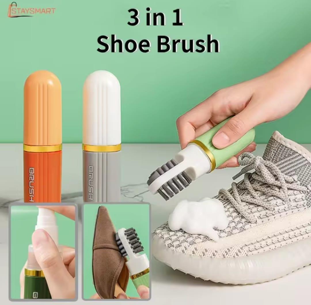 3in1 Portable Shoe Cleaning Brush - Shop Portal