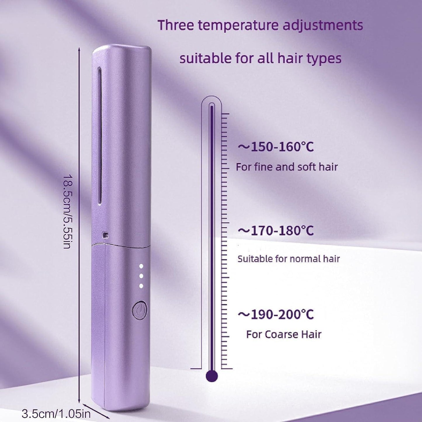 Best Portable Rechargeable Hair Straightening Comb - Shop Portal