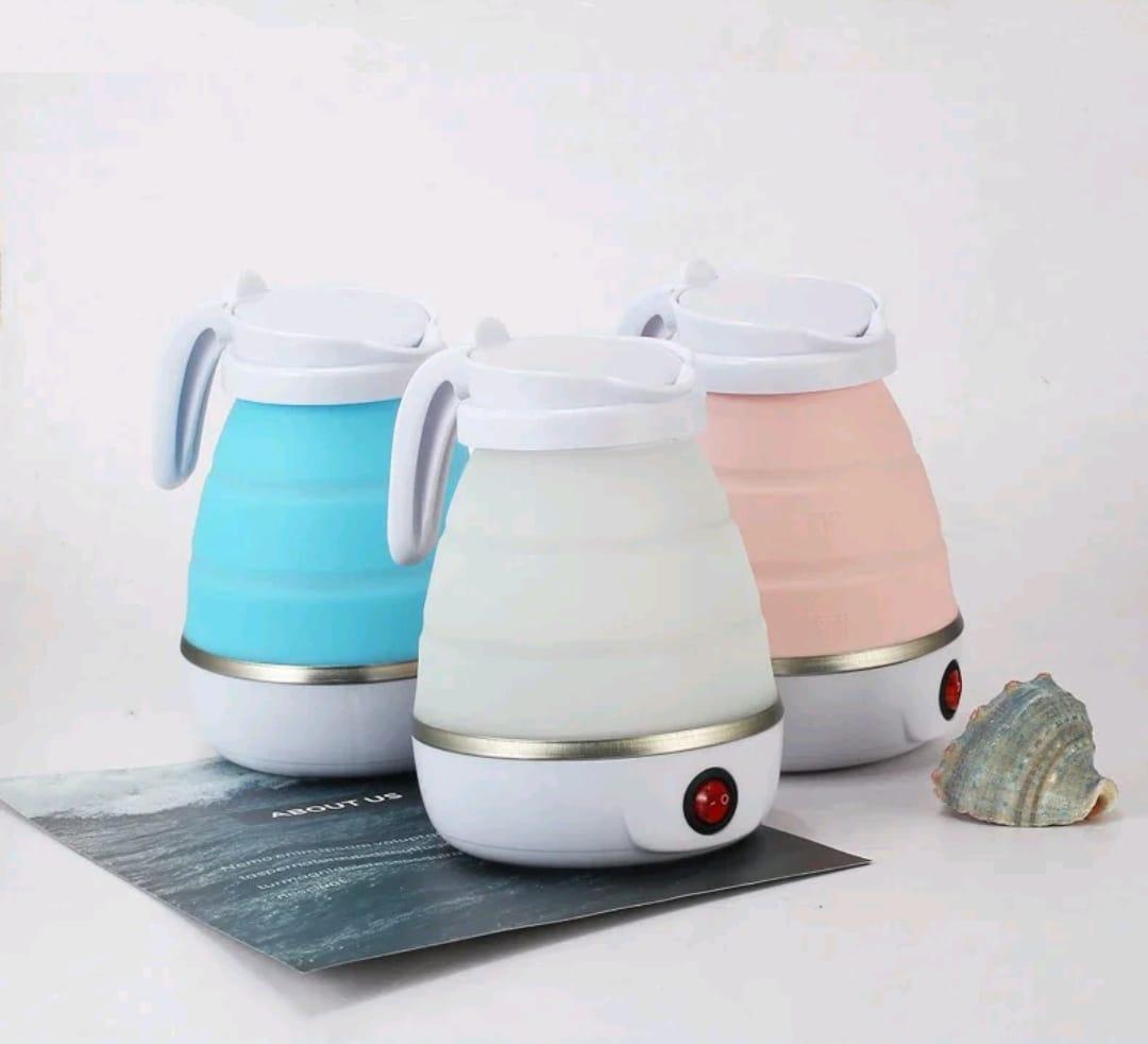 Portable Foldable Silicon Electric Kettle 600ml - Shop Portal