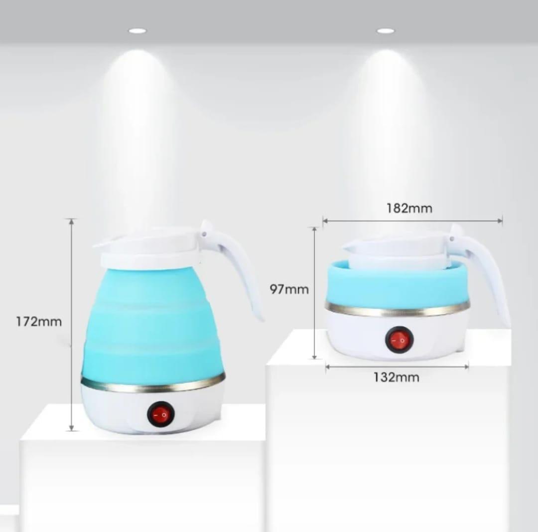 Portable Foldable Silicon Electric Kettle 600ml - Shop Portal