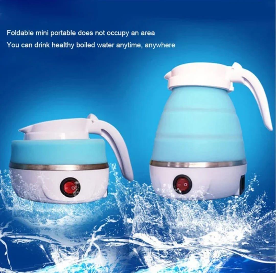 Portable Foldable Silicon Electric Kettle 600ml - Shop Portal