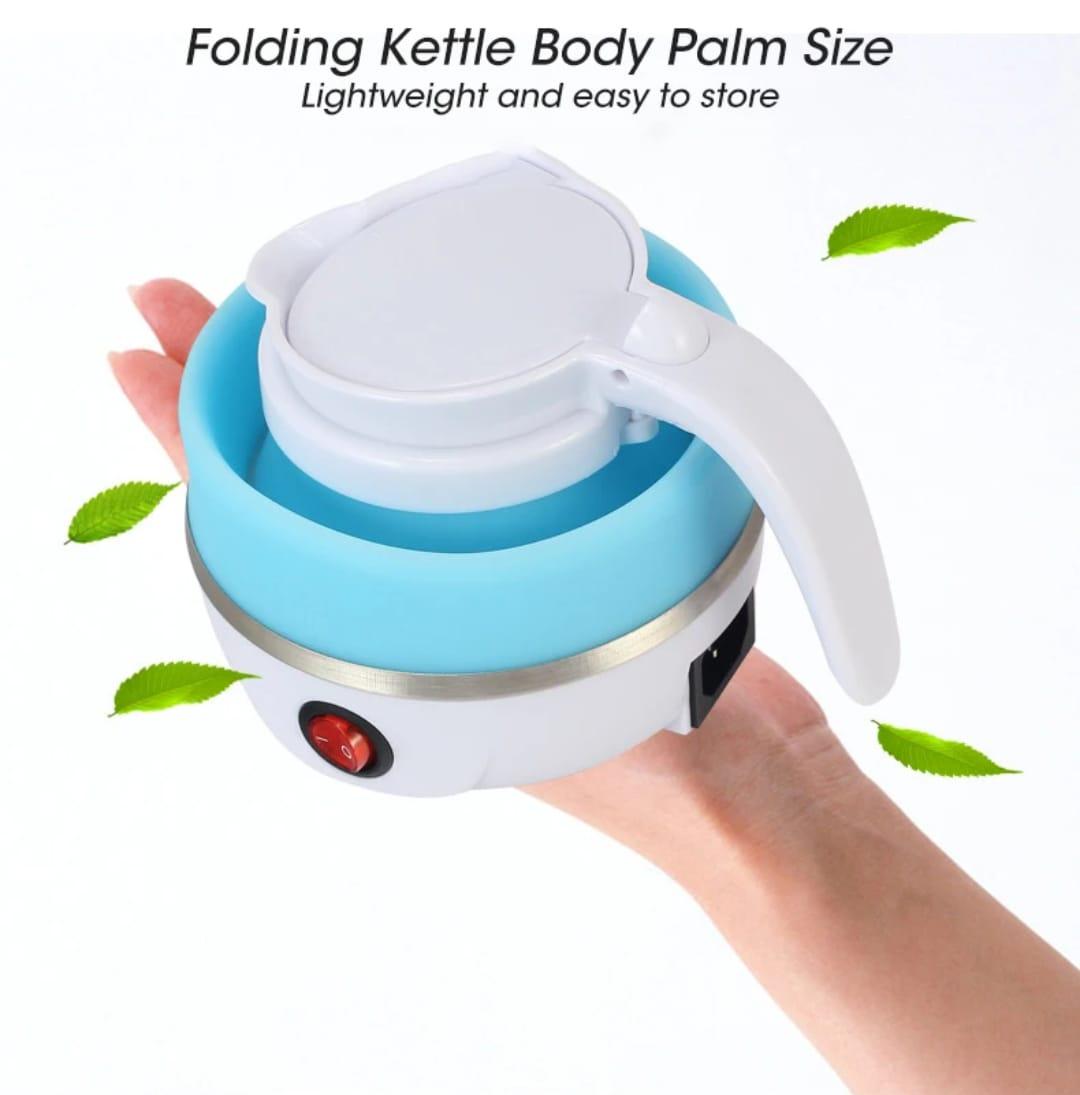 Portable Foldable Silicon Electric Kettle 600ml - Shop Portal