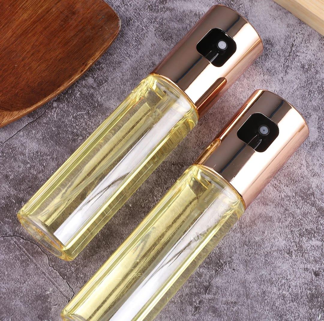 Transparent Stainless Steel Glass Oil Sprayer 100ml - Shop Portal