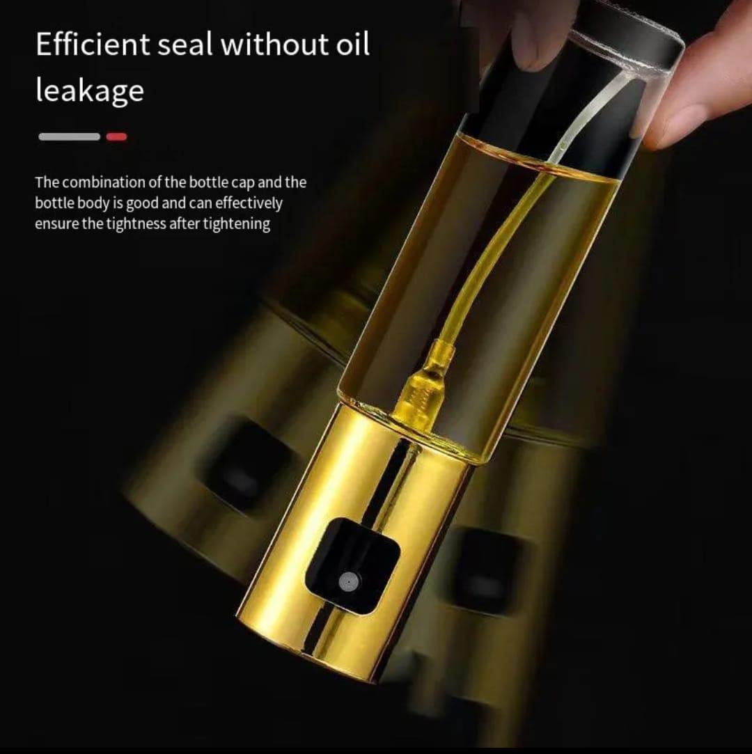 Transparent Stainless Steel Glass Oil Sprayer 100ml - Shop Portal