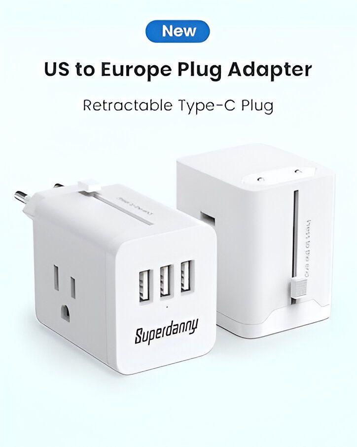 Universal Adapter, Fast Charger Adapter, Portable Adapter Compact Charger - Shop Portal